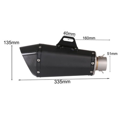 Auspuff RC3 für Suzuki SV 650 Schalldämpfer