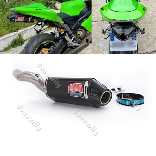 Motorcycle Exhaust Pipe Under Seat Muffler For Kawasaki Motorcycle Exhaust Pipe Under Seat Muffler For Kawasaki