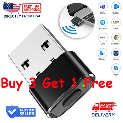 Mouse Jiggler Undetectable Mini With Switch Button Portable Wireless USB Jiggler