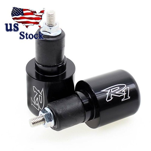 Motorcycle Handlebar End For YAMAHA YZF R6 1999-2004 YZF R1 2002 2003 YZFR3 YZFR25 2015-2017 7/8`` CNC 22MM Motorcycle Handlebar Grips Bar Ends Slider (Color : Red