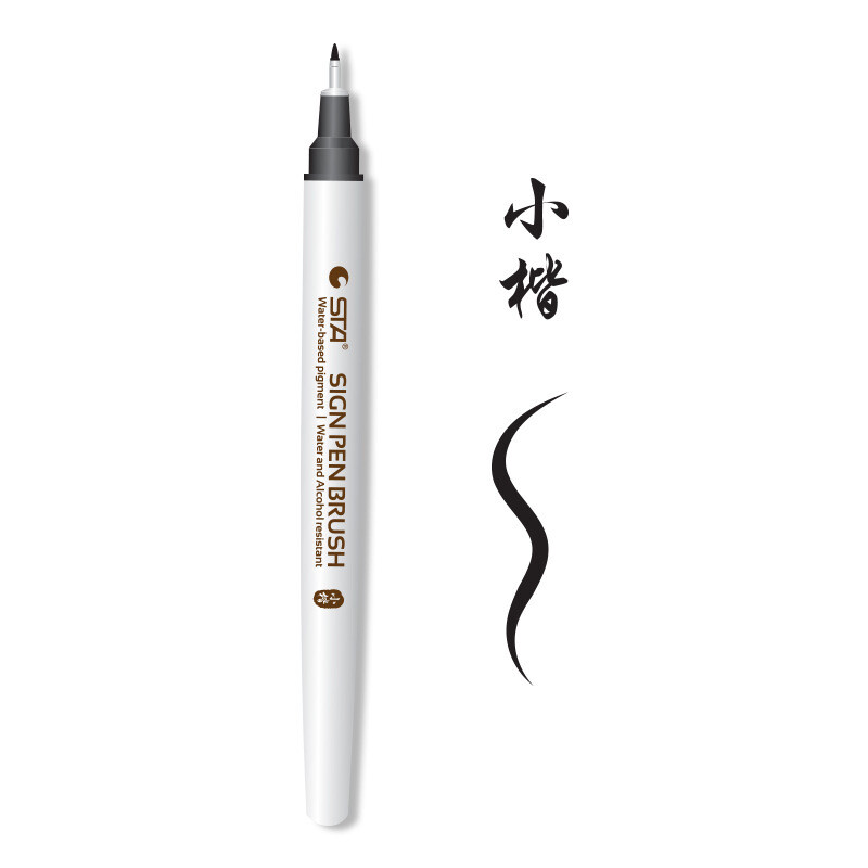 Calligraphy Black Brush Pens Beginners Lettering Marker Art Drawing Scrapbooking