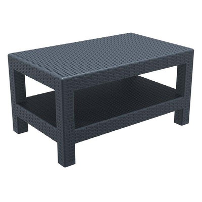 Compamia Monaco Outdoor Coffee Table in Dark Gray