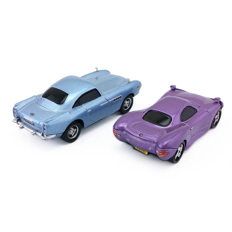 2-Car Mattel Disney Pixar Cars Finn McMissile Holley Shiftwell 1:55 Diecast Toys