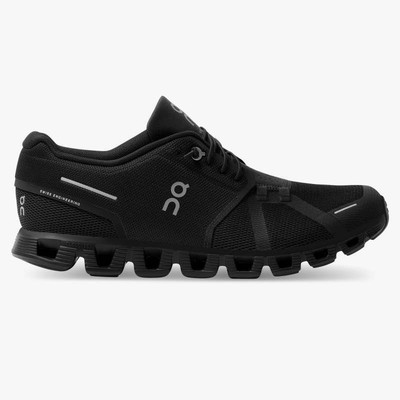 On Cloud 5 All Black Men's Running Shoes Sneakers BRAND NEW