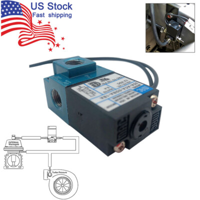 3 Port 5.4W Boost Control Solenoid Valve 12V Electronic Mac 35A-ACA-DDBA-1BA PWM