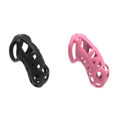 2025 NEW 3D Printed Cobra Pro Cage Male Chastity Device Mini Lock Flat/Arc Rings