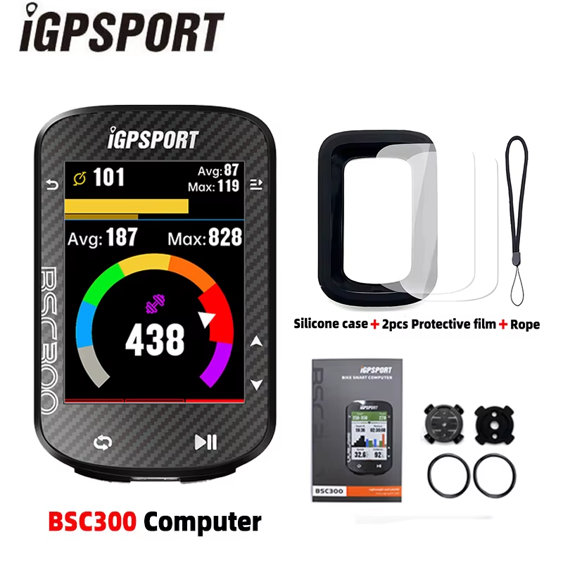 BSC300 Computer Wireless Bike Odometer GPS Navigation MTB Road Speed Cadence Sen
