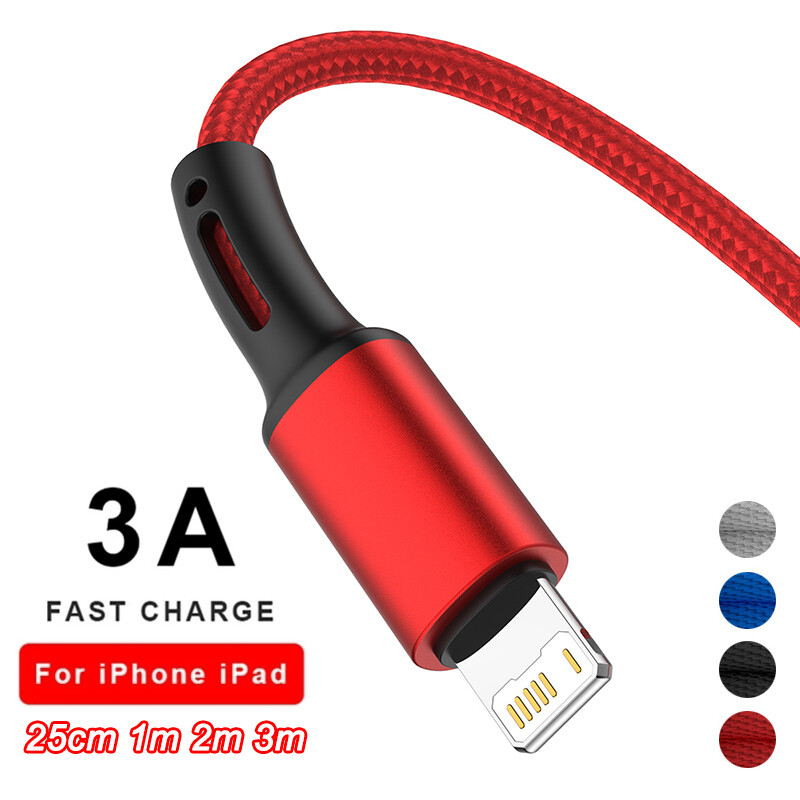 2m 3m Strong Fast Charge Charger Cable For iPhone 11 12 13 1