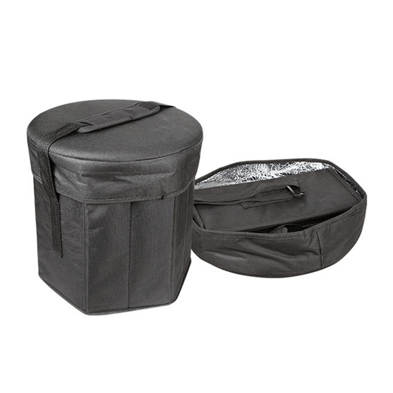 12 Quart Collapsible Insulated Picnic Camping Cooler Seat Stool Combo Container