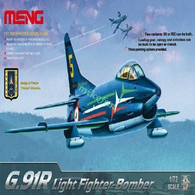Meng Model 1/72 DS-004 Fiat G.91R Light Fighter-Bomber Kit