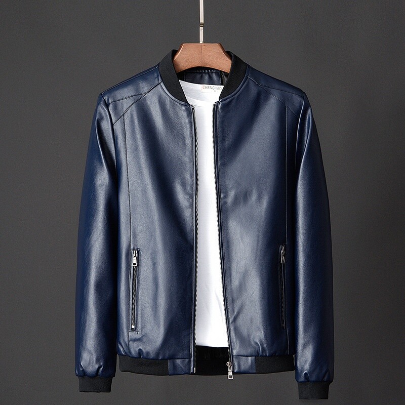 men-faux-leather-jacket-biker-coat-top-outwear-casual-zip-black-new