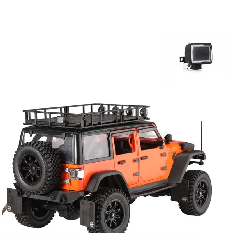 Square Rear Spotlight For Mn128 Rc Cars Accessories Modified Rc Car Parts