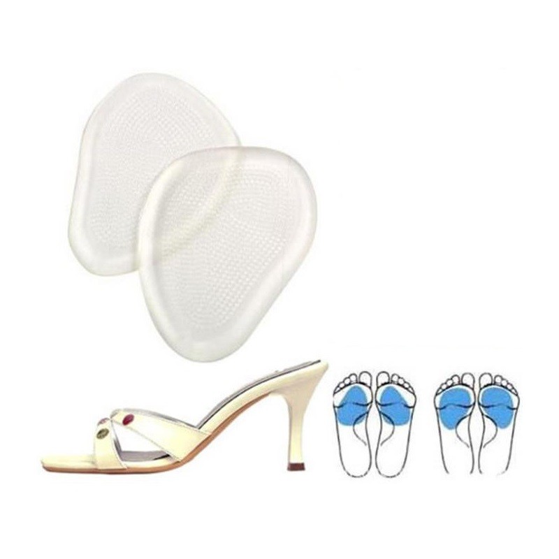 Coppia Solette In Gel Di Silicone Morbido Cura Protezione Sottopiede Adesivo dfh