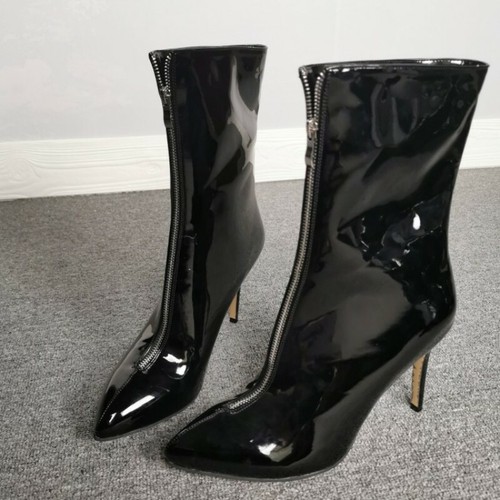 leather shiny boots