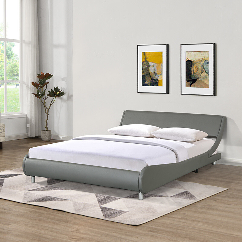 With Wooden Slats Gray