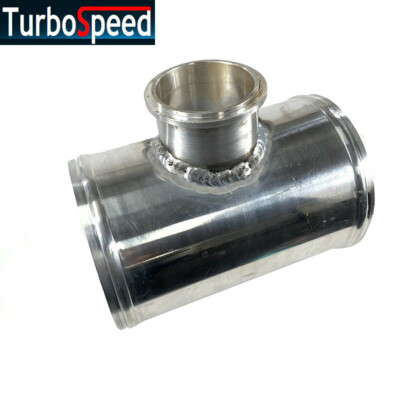 4'' O.D. 50mm V-band BOV Flange Tube Pipe Blow off Valve Universal Silver EMUSA