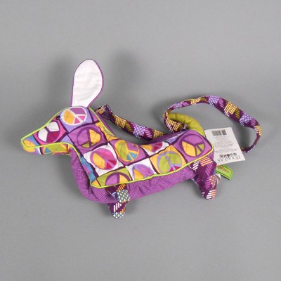 Peace Dachshund Sillo Purse by Douglas Sassy Pet Sacks New with Tags