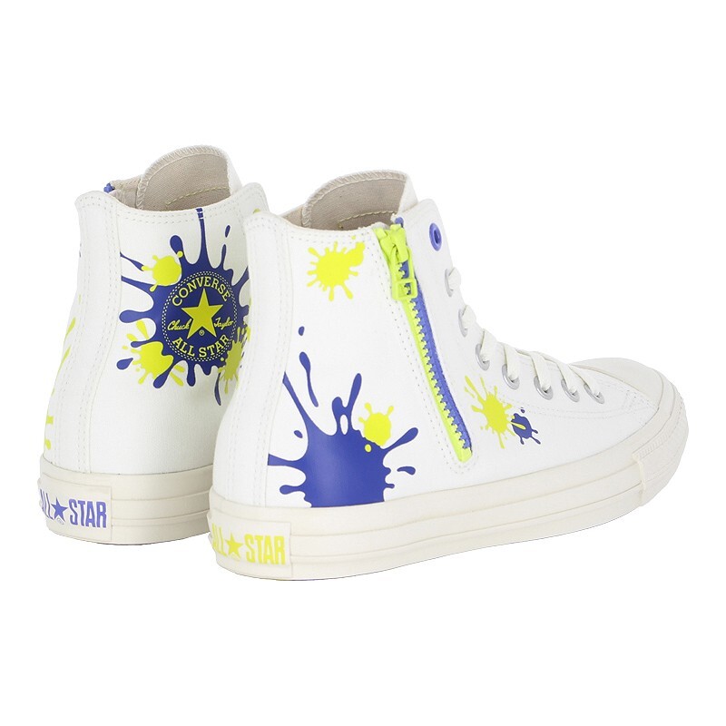 Pre-owned Converse X Splatoon3 Collabo Sneakers All Star Z Hi White 5in-10in Japan