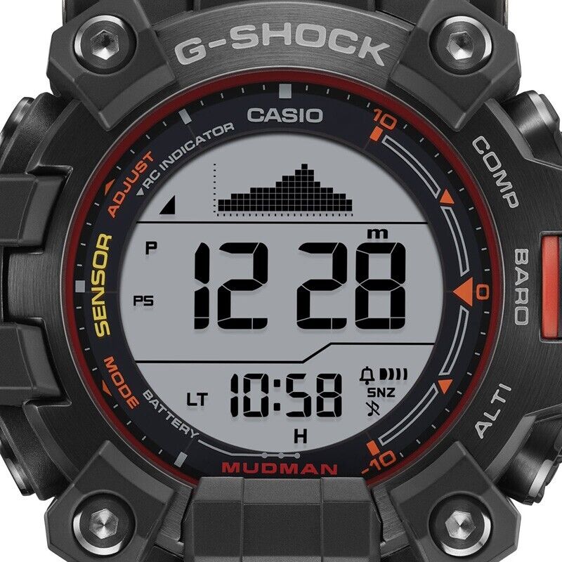 Pre-owned Casio G-shock Mudman Gw-9500mec-1jf Emergency Color Digital Men Watch Limited