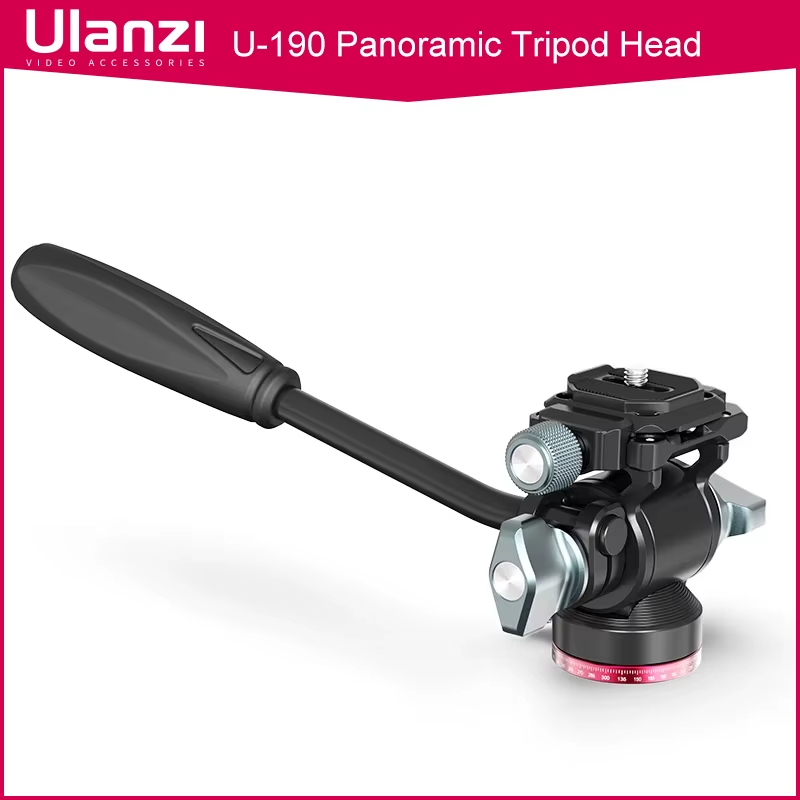 Panoramic Tripod Head Hydraulic Fluid Video Head For Tripod Monopod Camera Holde