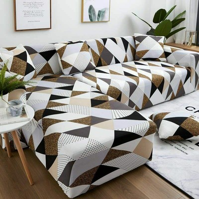 Longue Sofa Cover L-shaped Stretch Sofa Cover Stretch Corner Sectional Slipcover