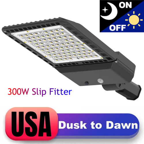 200W 300W Watt LED Street Lights Commercial Outdoor Area Security Road Lighting