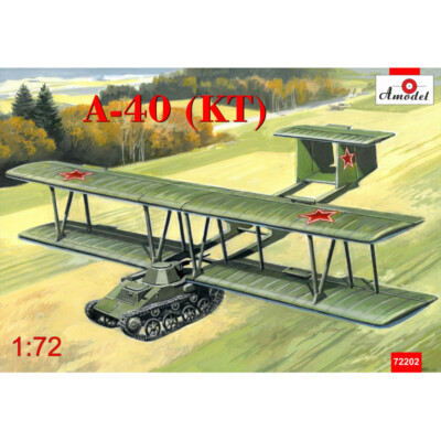AMODEL 72202 Antonov A-40 (KT) prototype flying tank using T-60 Scale Model 1/72