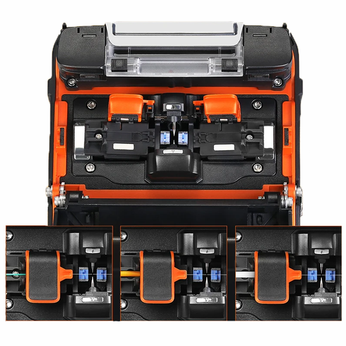  Signal Fire AI-9 Optical Fiber Fusion Splicer SM MM 6 Motor FTTH Toolbox style 