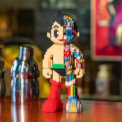 Anime Astroboy Mighty Atom Cartoon Robot Dissection 3D Mini Diamond Blocks Brick