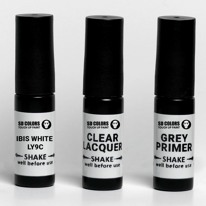 Touch Up Paint For Audi Ibis White Color Code Ly9c Repair Paint+primer