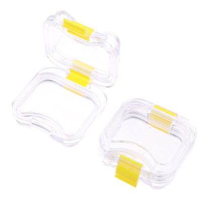 1pc --Zahnspeicherbox mit transparenten flexiblen Film Plastik --Zahnkronkast_lk