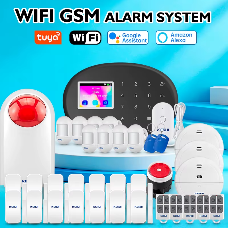 Tuya Smart Life GSM WiFi Home Alarm Security Protection Alexa Motion Door Magnet