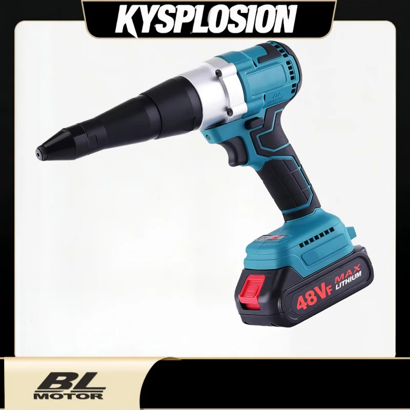 Brushless Electric Rivet Gun LED Cordless Multifunctional Rivet Nut Gun Automati