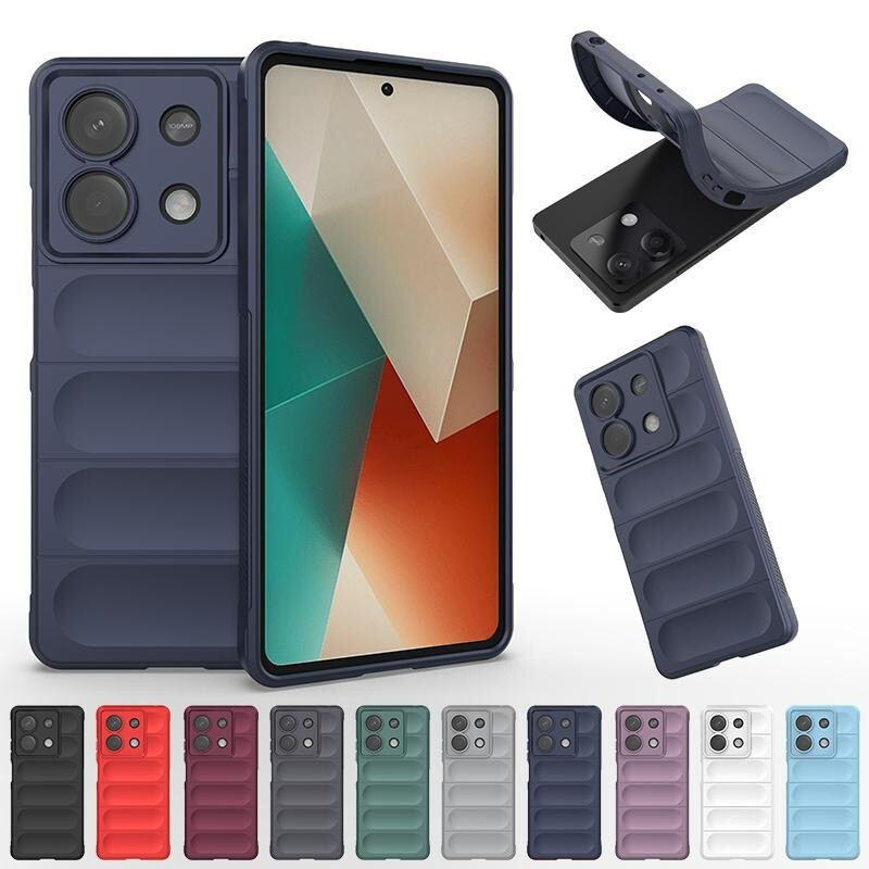 Hülle für Xiaomi Redmi Note 13 Pro 4G Cover Soft Silikon Stoßfest Rutschfest