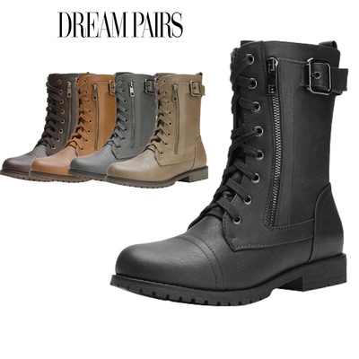 Dream pairs sale mid calf boots