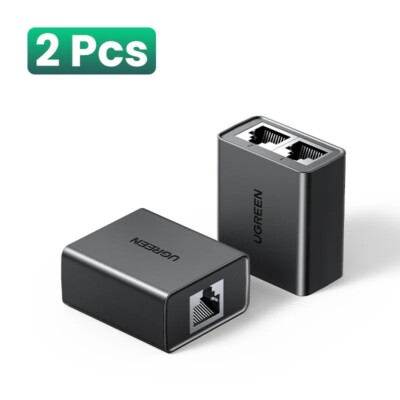 UGREEN RJ45 Splitter 1 to 2 Ethernet Adapter Cable Extender For PC Laptop TV Lot