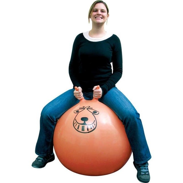 Giant Adult Size 80cm Retro Orange Space Hopper Toy Pump 05307 | eBay