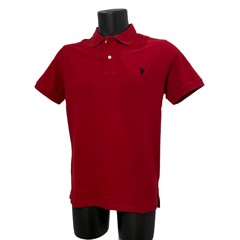 

Мужская пилона USPolo Assn. Красный хлопок с логотипом