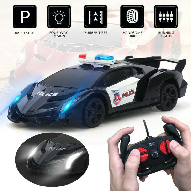 High Speed Rc Cars 1:24 4-channel Fast Racing Toy Xmas Gift