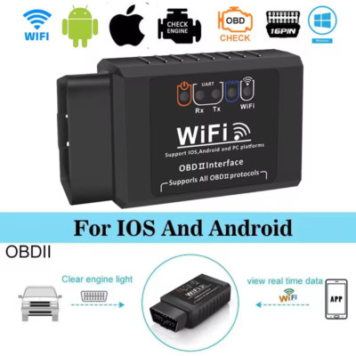 OBD2 WIFI ELM327 V1.5 Scanner Car Code Reader fault Diagnostic Tool iOS/Android