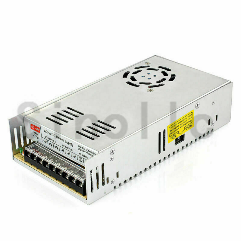 AC TO DC 12V 30A 360W Regulated Switching Mode Power Supply Converter Adapter