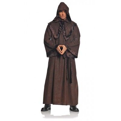 Underwraps Deluxe Monk Robe Medieval Gothic Adult Mens Halloween Costume 29321