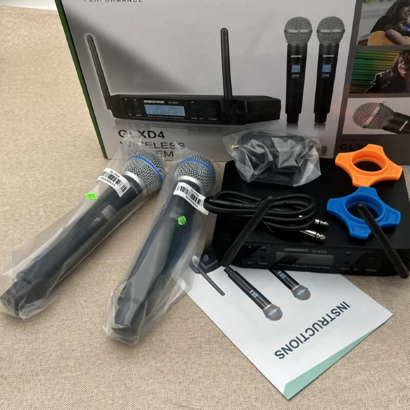 Shure GLXD4 BETA58A Vocal Dual Channel Wireless Microphone S