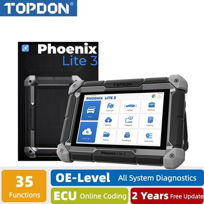 2024 TOPDON PHOENIX LITE 3 PRO Scanner ECU Online Coding Full System Diagnostic