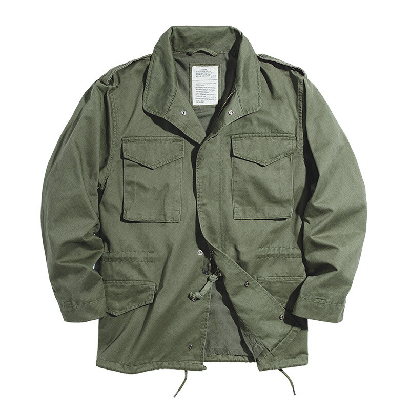 M65 Field Jacket Military Jacket Men's Pockets Vintage
