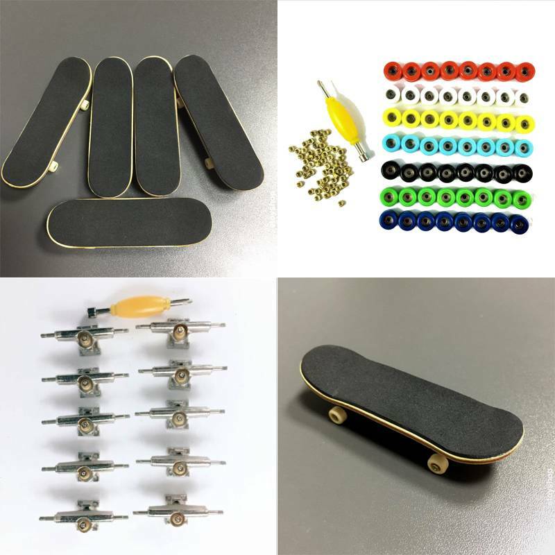 Lot Fingerboard Skateboard / Trucks Bearing Wheels Nuts screw accessory toys