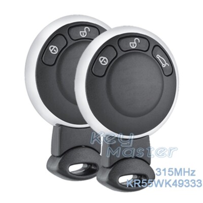 2x for BMW Mini Cooper Countryman Paceman 2006-2014 Remote Key Fob KR55WK49333