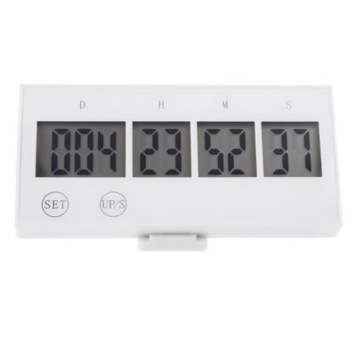 Digital Days Countdown Clock Timer Magnetic Backing for Vacation Retirement