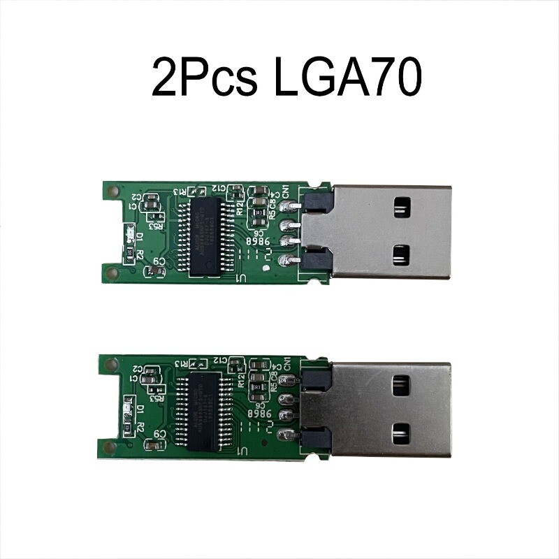 2pcs DIY U Disk PCB USB 2.0 LGA70 NAND Flash NAND for iPhone 6S 7