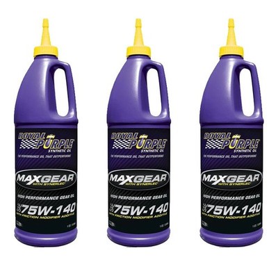 3LT Olio Cambio Sintetico Royal Purple 75W140 Max Gear Trasmissioni Manuali